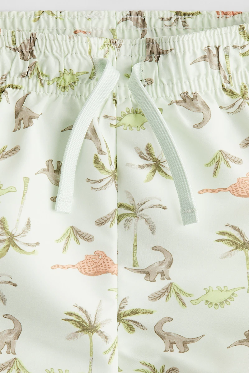 Patterned Swim Shorts
