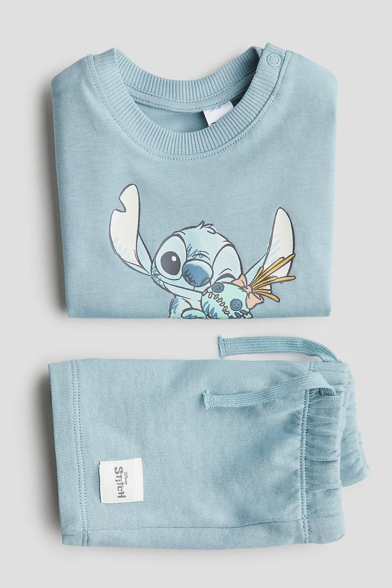 2-Piece Cotton Jersey Set