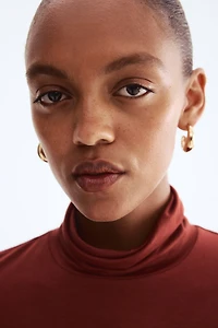 Haut col roulé en viscose