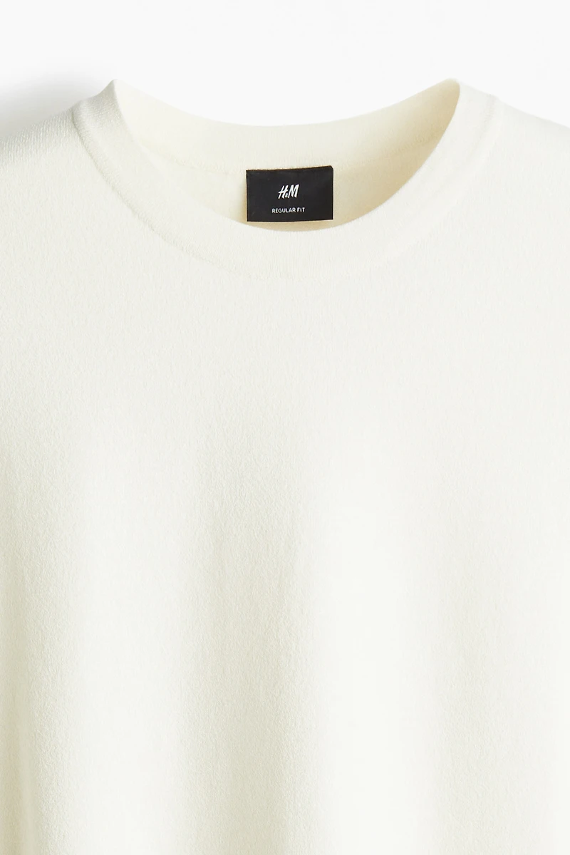 T-shirt coupe classique en tricot