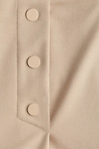 Button-Front Skort