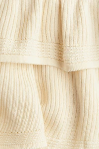 Robe en tricot côtelé