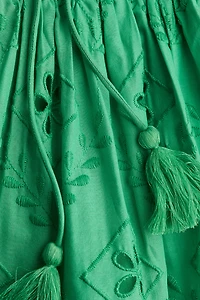 Eyelet-Embroidered Dress