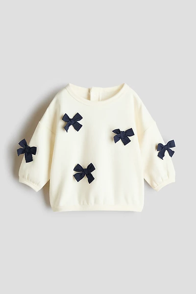 Motif-detail sweatshirt