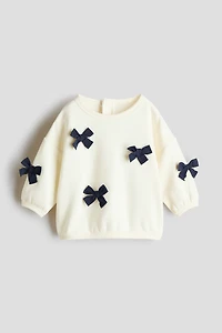 Motif-detail sweatshirt
