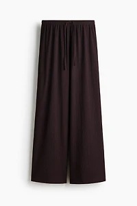 Pantalon large avec taille élastique