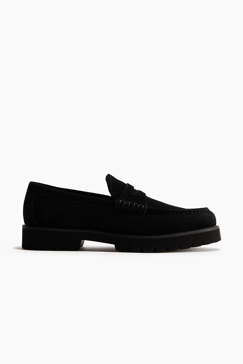 Suede Loafers