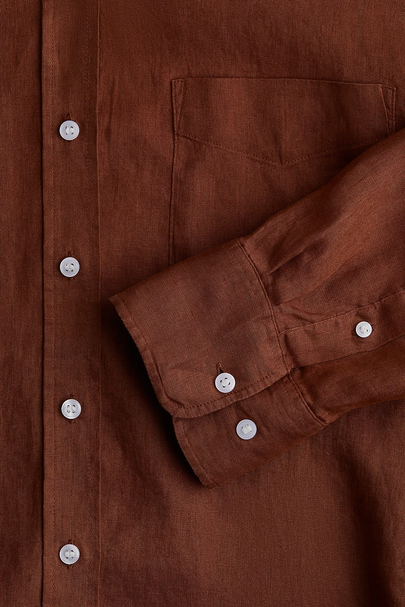 Oversized Linen Shirt