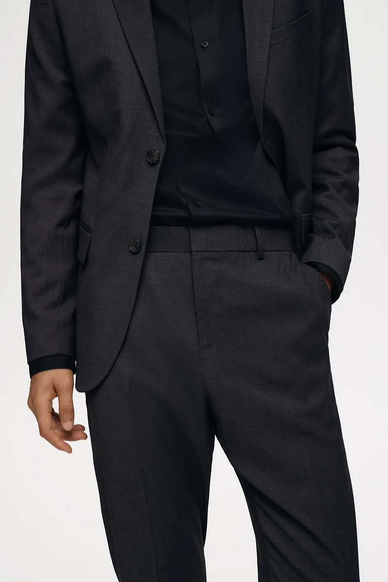 Slim-Fit Suit Pants
