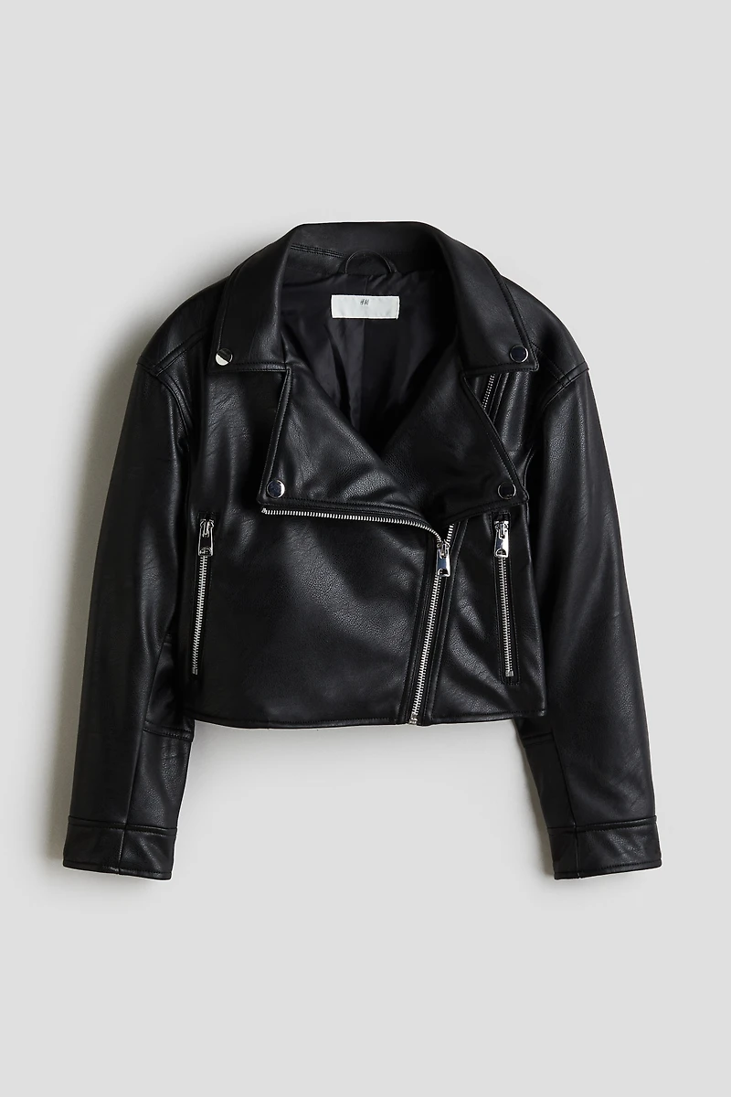 Veste de style motard