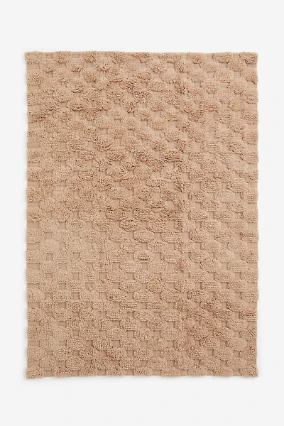 Tufted-pattern Wool-blend Rug