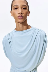 Draped Jersey Dress