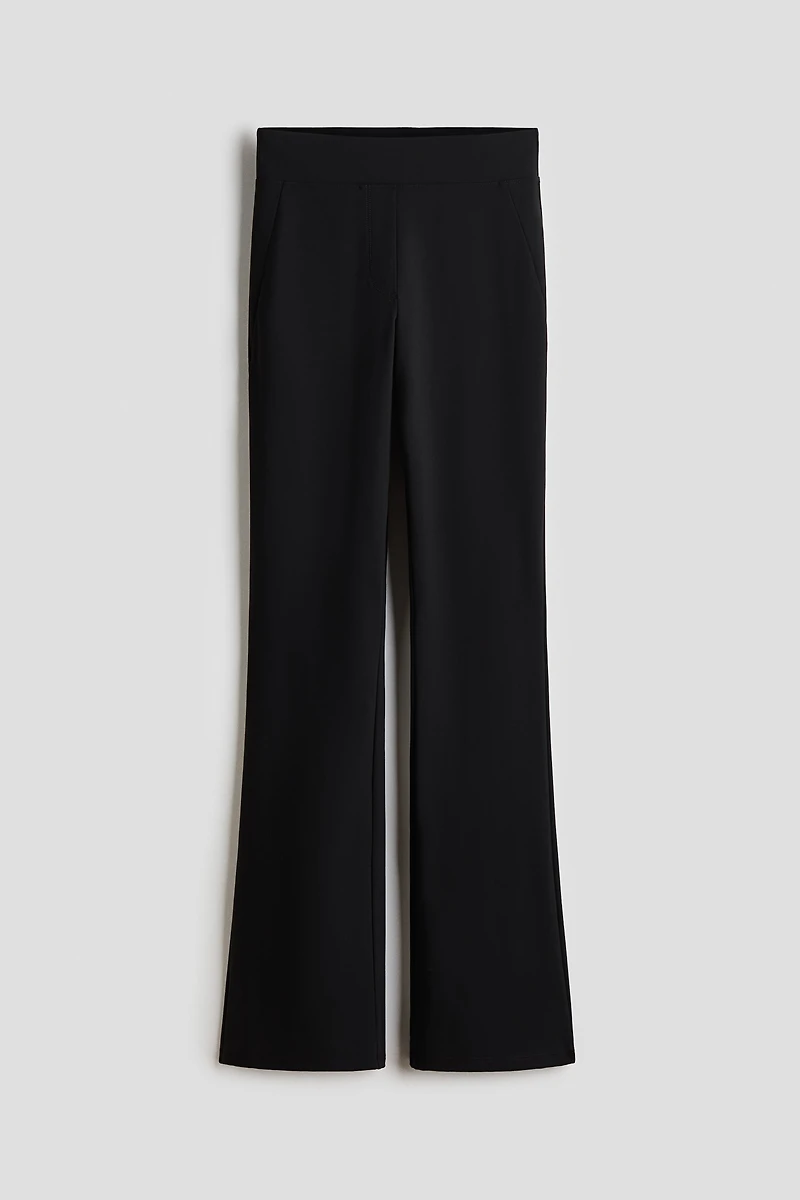 Four-Way Stretch Flared Pants