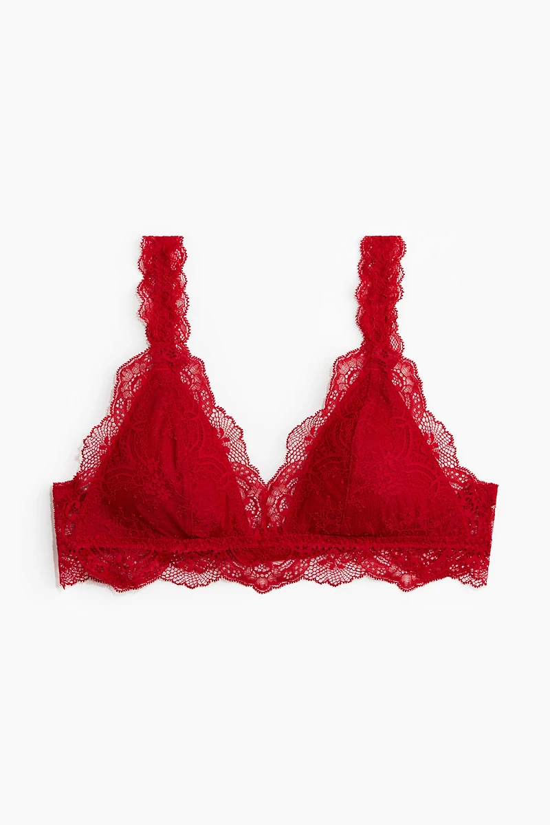Padded Soft-Cup Lace Bra