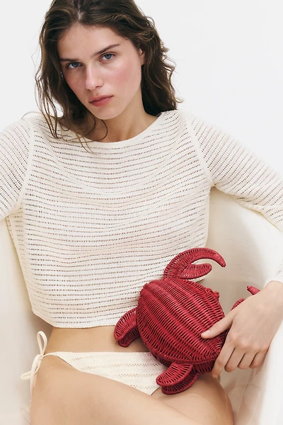 Pochette en forme de crabe