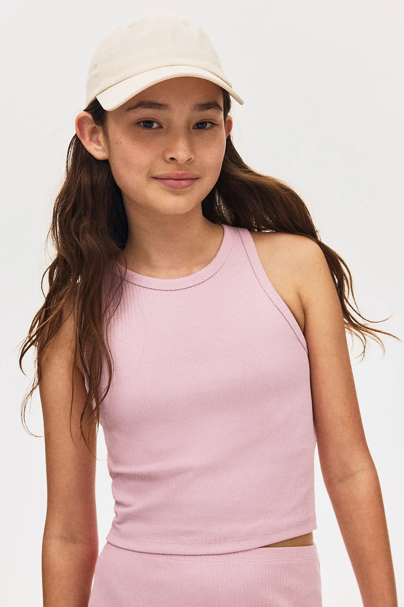2-Piece Ribbed Cotton Set