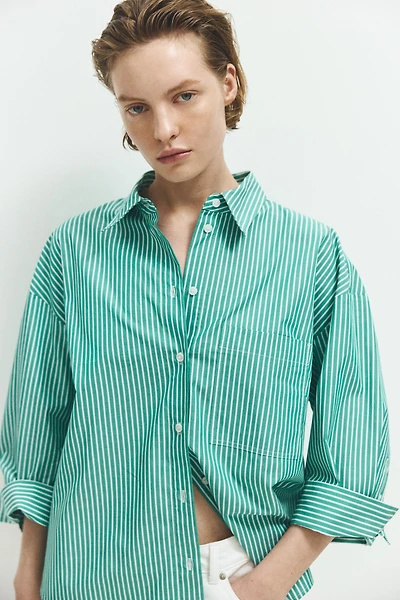 Short Poplin Shirt