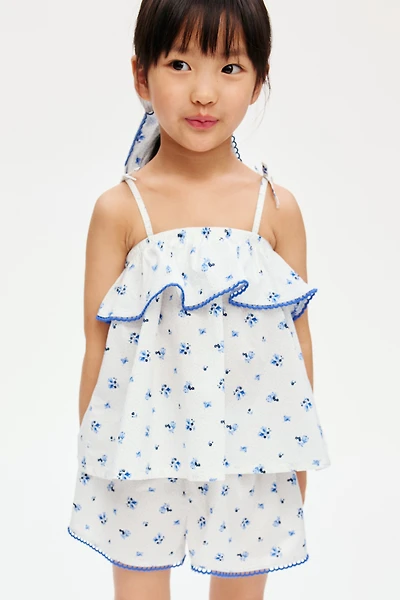 Ensemble imprimé 2 pièces en coton