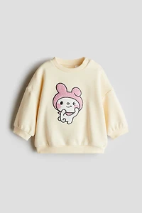 Chandail en molleton à motif