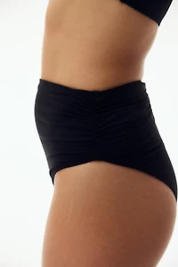 High Waist Cheeky Bikini Bottoms