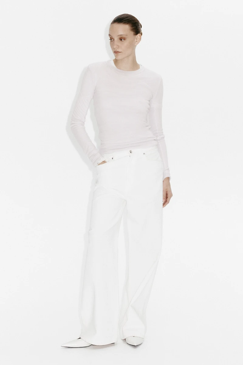 Haut en tricot de laine fin