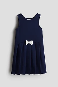 Bow-Detail Jersey Dress