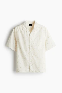 Regular-Fit Embroidered Resort Shirt