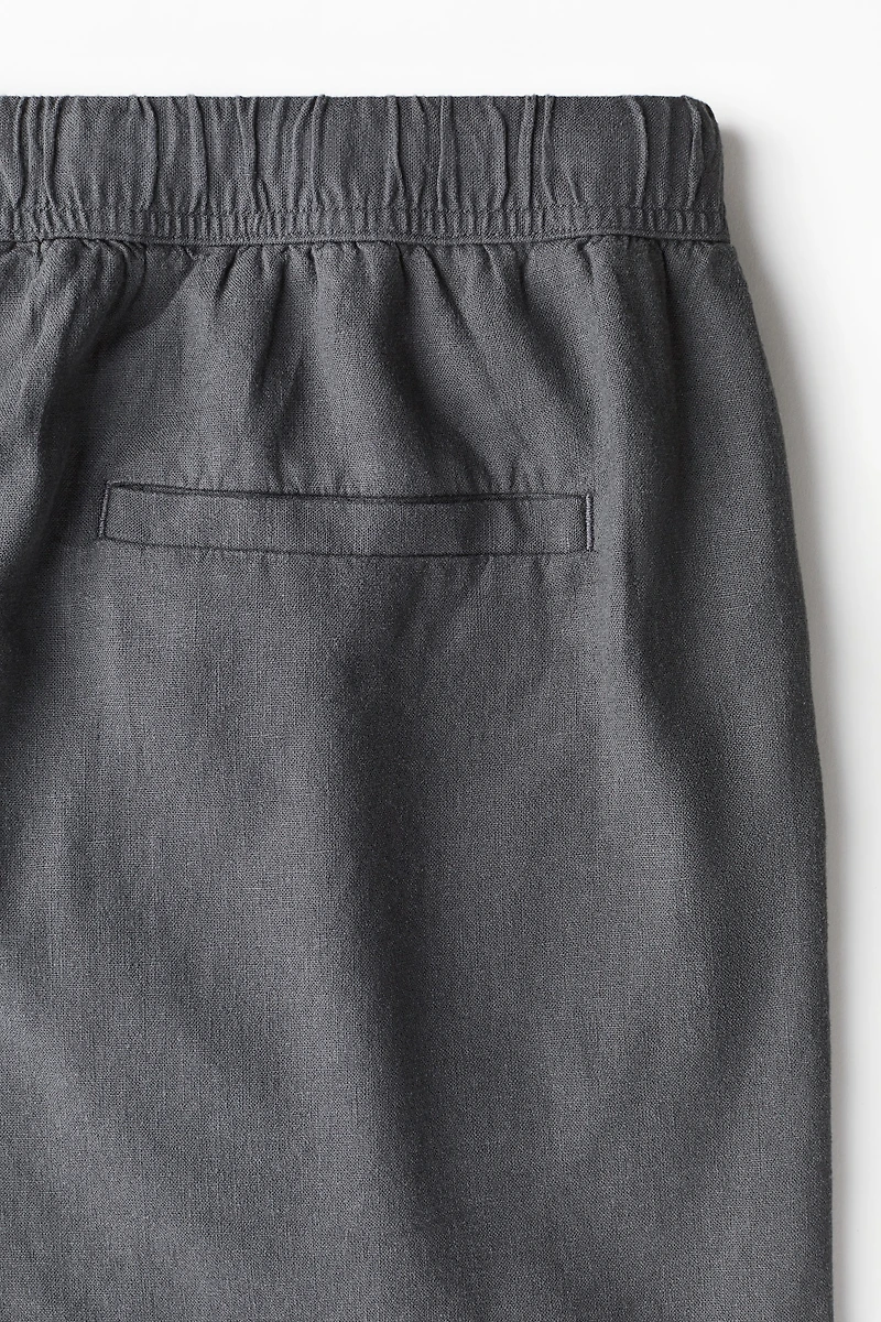 Relaxed-Fit Linen-Blend Shorts