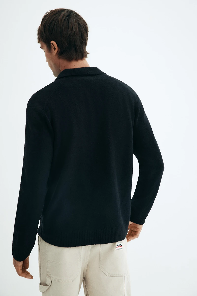 Regular-Fit Half-Zip Sweater