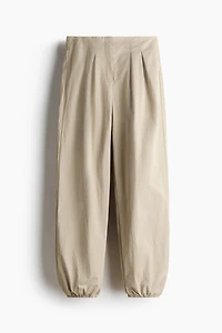 Balloon-Leg Nylon Pants