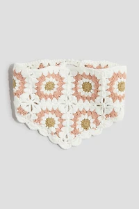 Crochet-Look Bib