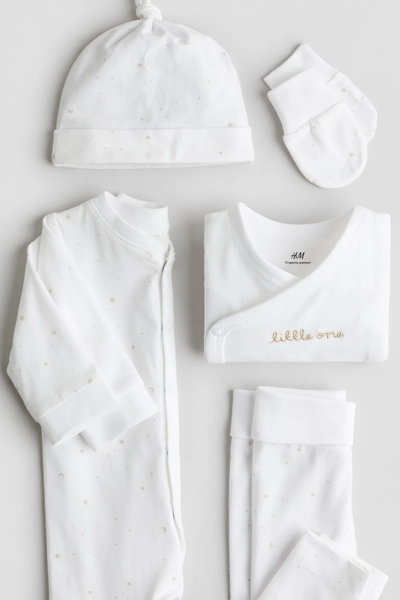 Coffret-cadeau 5 pièces en jersey de coton