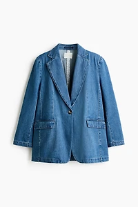 Single-Breasted Denim Jacket