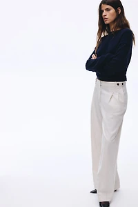Wide-Leg Dress Pants