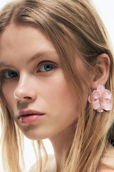 Flower-Shaped Earrings