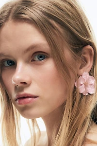 Flower-Shaped Earrings