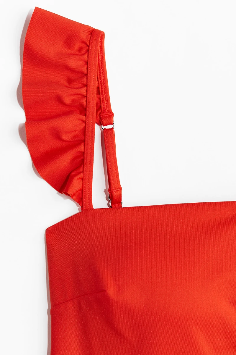 Ruffle-Trimmed Swimsuit