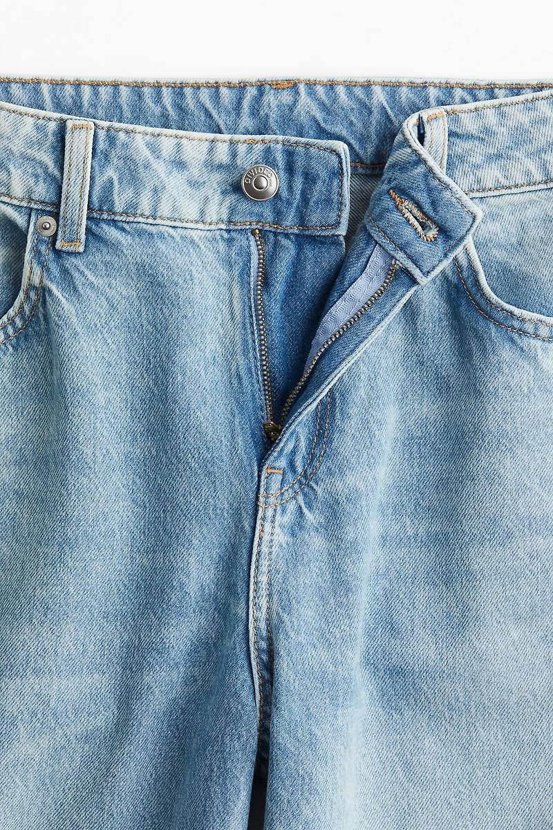 Jean Flottant Taille Basse Jambes Amples