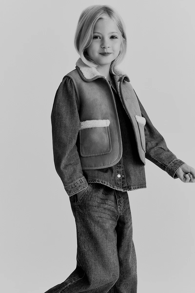 Veste sans manches doublée de polar