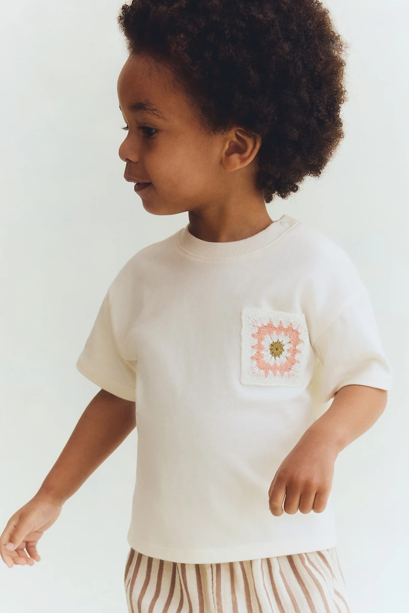 Pocket-Detail Cotton T-Shirt