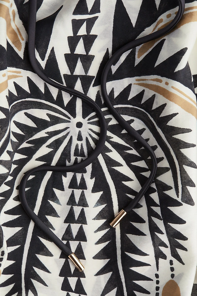 Tie-Belt Tunic Dress