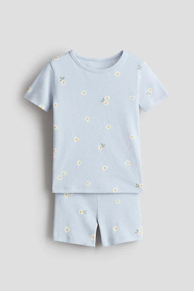 Pyjama Bien Ajusté en coton imprimé