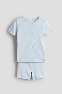 Pyjama Bien Ajusté en coton imprimé