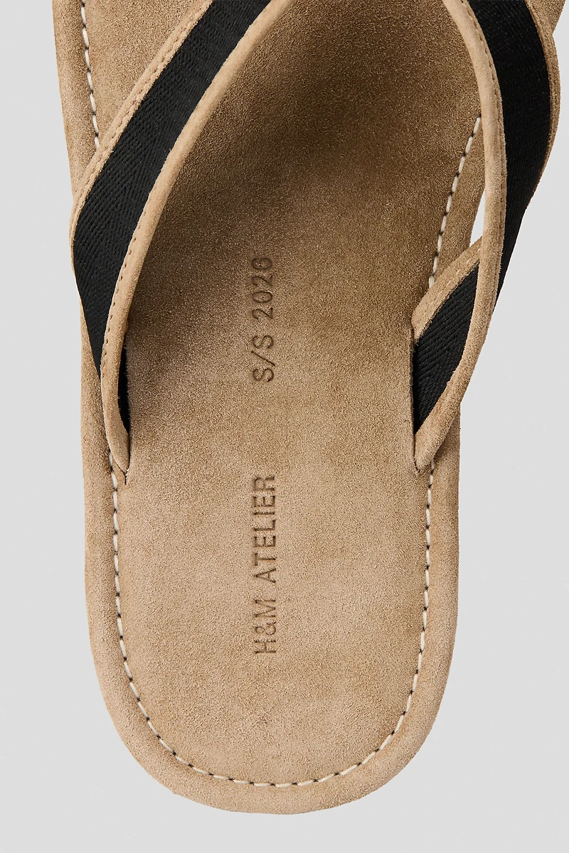 Suede Flip-Flops