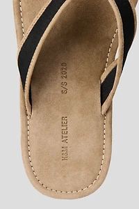 Suede Flip-Flops