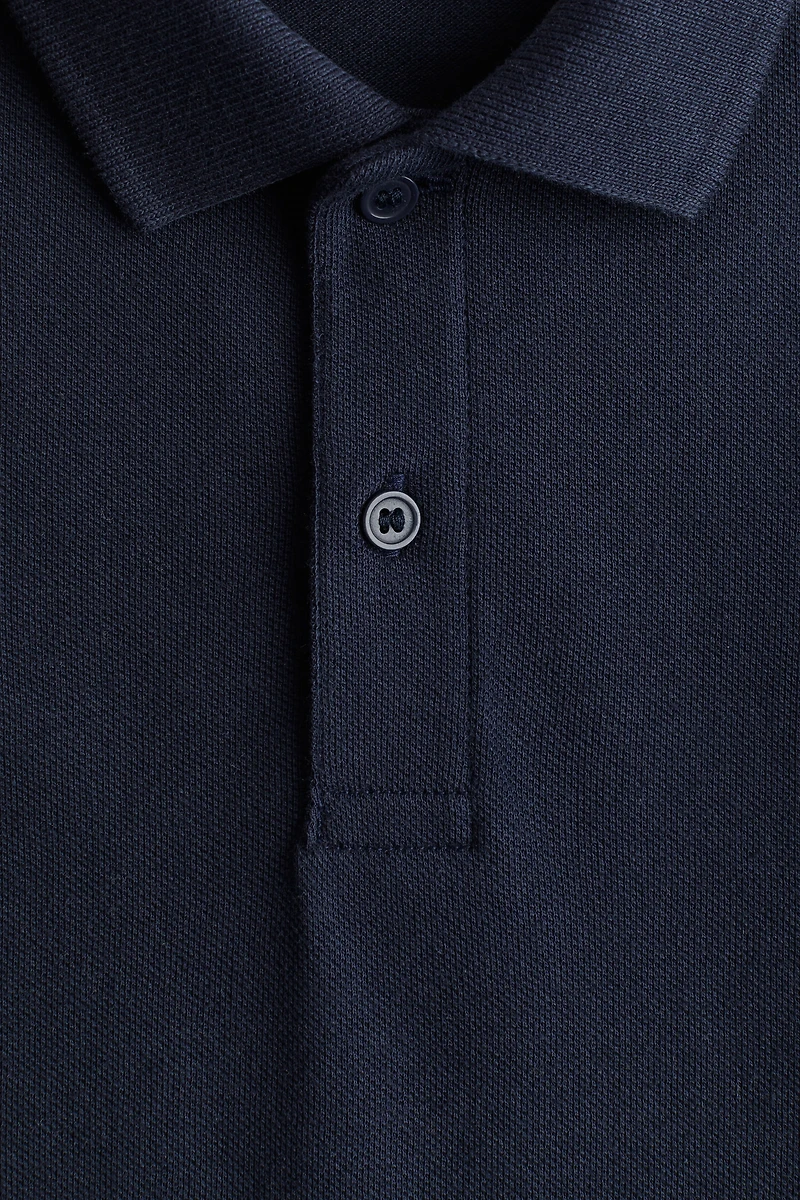 Cotton Pique Polo Shirt