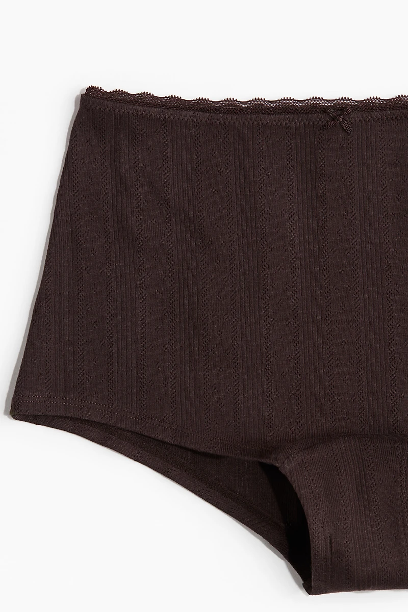 Pointelle Shortie Briefs