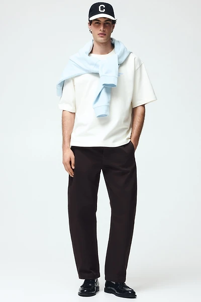 Relaxed-Fit Barrel-Leg Chinos