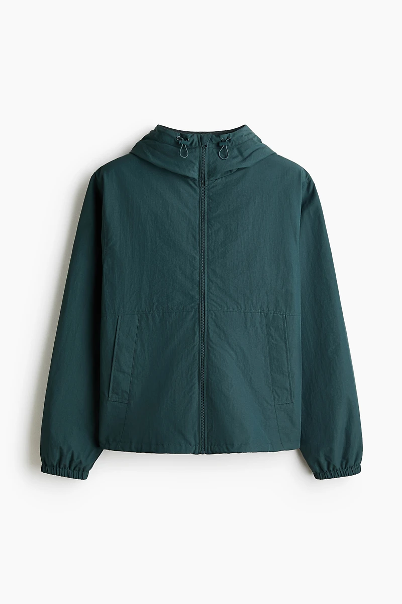 Water-Repellent Nylon Windbreaker