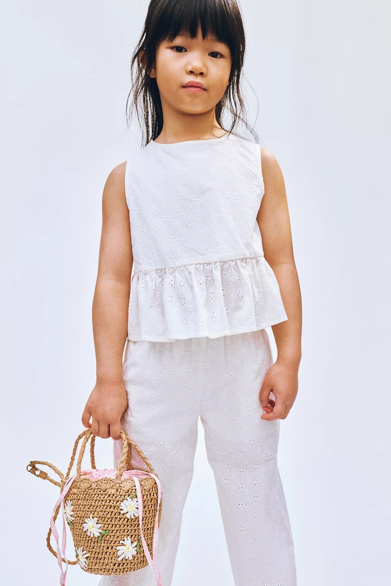 Ensemble 2 pièces brodé